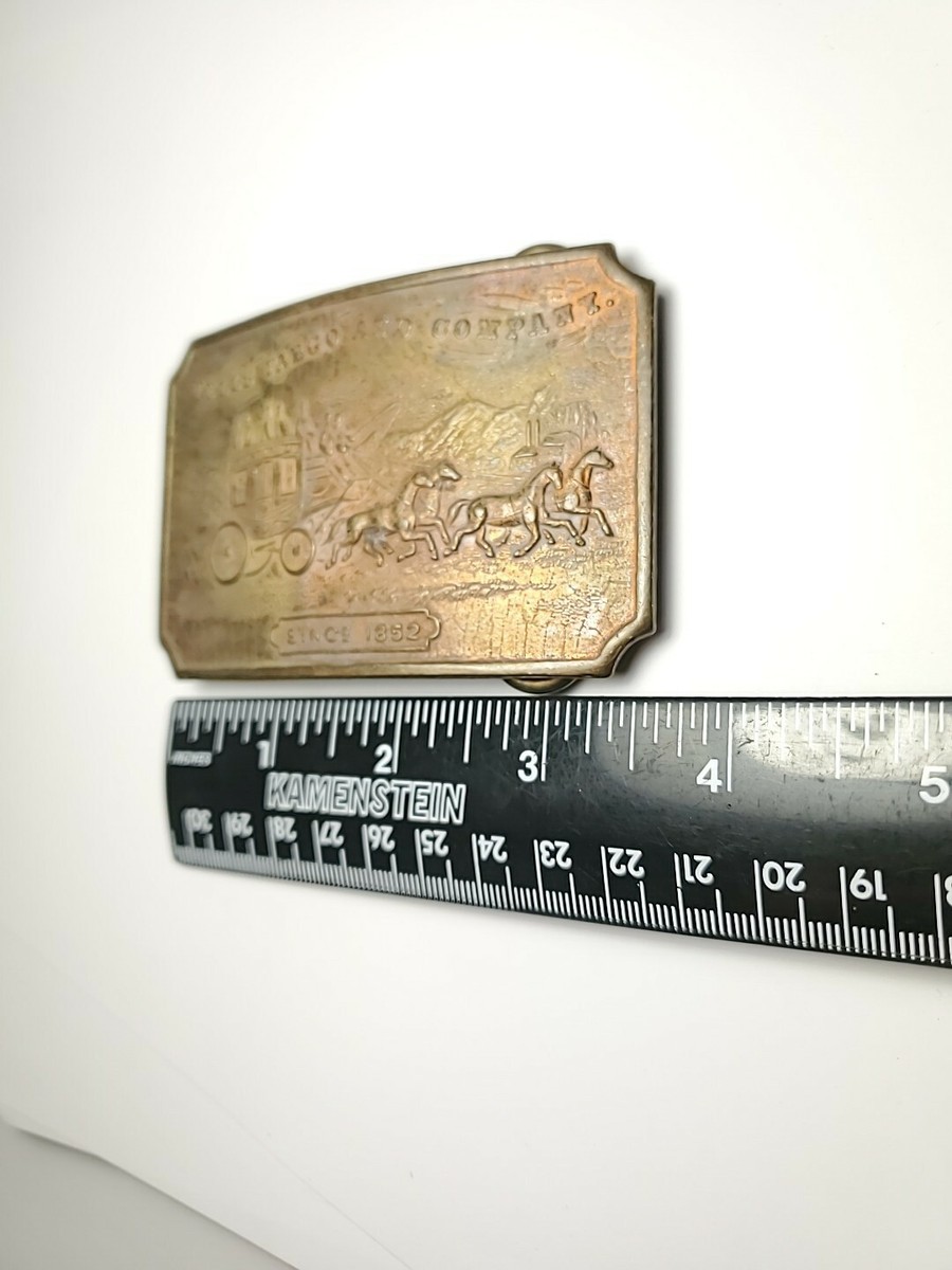 Vintage Wells Fargo And Company. Since 1852 Tiffany & Co Belt