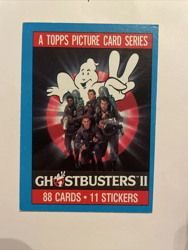 Ghostbusters 1989 Topps Title Card #1 (NM) - Image 2 of 4