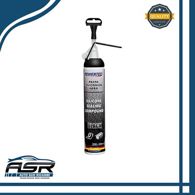 Pasta Silizium Silikon Dichtungsmittel Schwarz Für Dichtungen Mit Dosierer 200ML