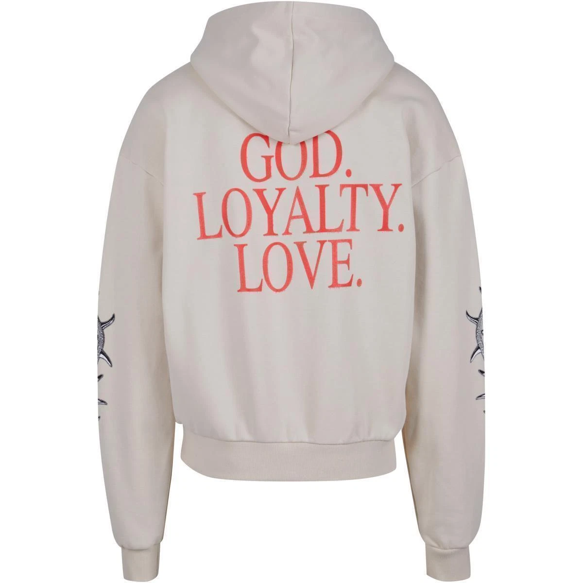 SACAI Felpa con cappuccio oversize Mister Tee God Loyalty Love ultrapesante felpa con cappuccio