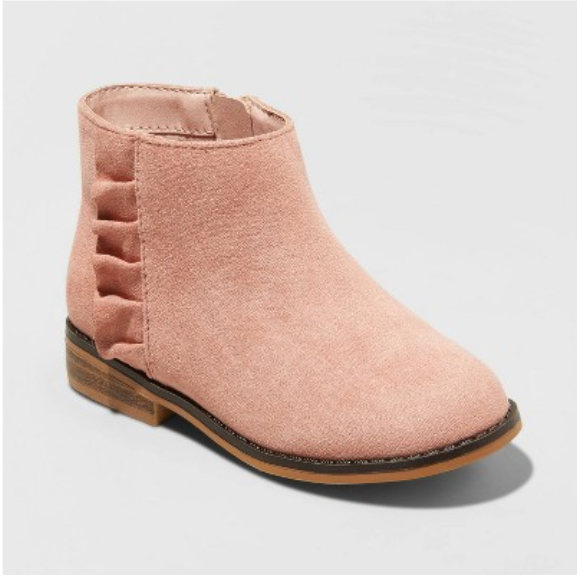 blush booties