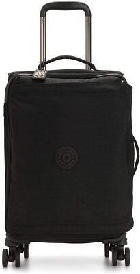 Kipling BLACK NOIR Spontaneous Small Rolling Luggage, US Carry-On 21-inch