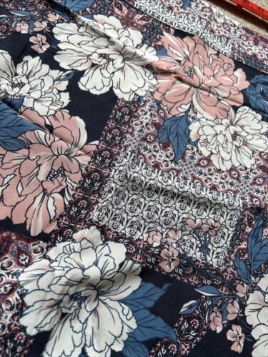 Laura Ashley Skirt Patchwork Look Size 12 Floral Soft Lined Skirt VGC Summer - Picture 5 of 5