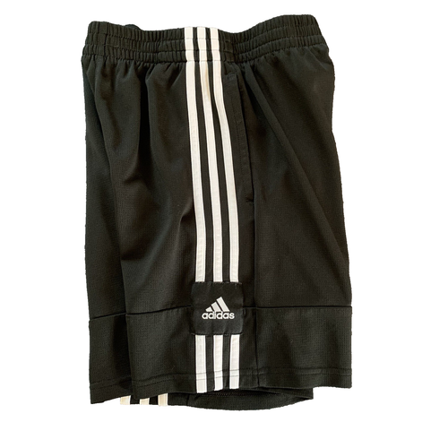 Lot of 2 Adidas Youth Boy’s Athletic Shorts Size Medium M 10/12 Black & White - Picture 9 of 20
