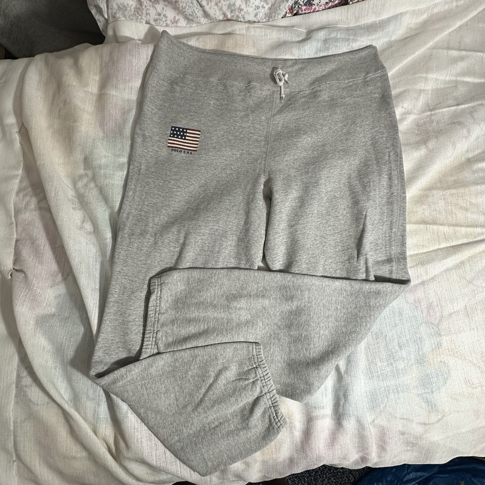 Polo Ralph Lauren Men's Grey Sweatpants (Size Large)