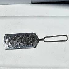 Vintage FOLEY 9” Handheld FINE Cheese Grater  Zester 1960s Stainless Steel USA