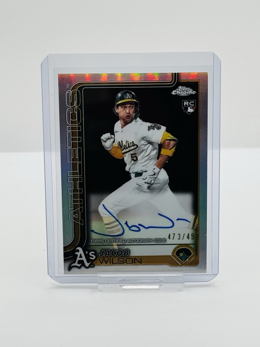 2025 Topps Chrome JACOB WILSON RC Rookie Auto Autograph /499 🔥 | eBay