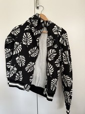 Dolce & Gabanna Men?s Hoodie Black Patterned Size 46