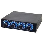 ㄧ4 Channel Computer Fan Speed & Temperature Controller Heat Reducing For PC With