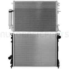 Aluminum Radiator & AC Condenser Cooling Kit For 2008 2009 2010 Dodge Charger
