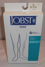 Jobst Relief Medical Compression Stockings Knee CT 20-30mmHg Small Women Beige