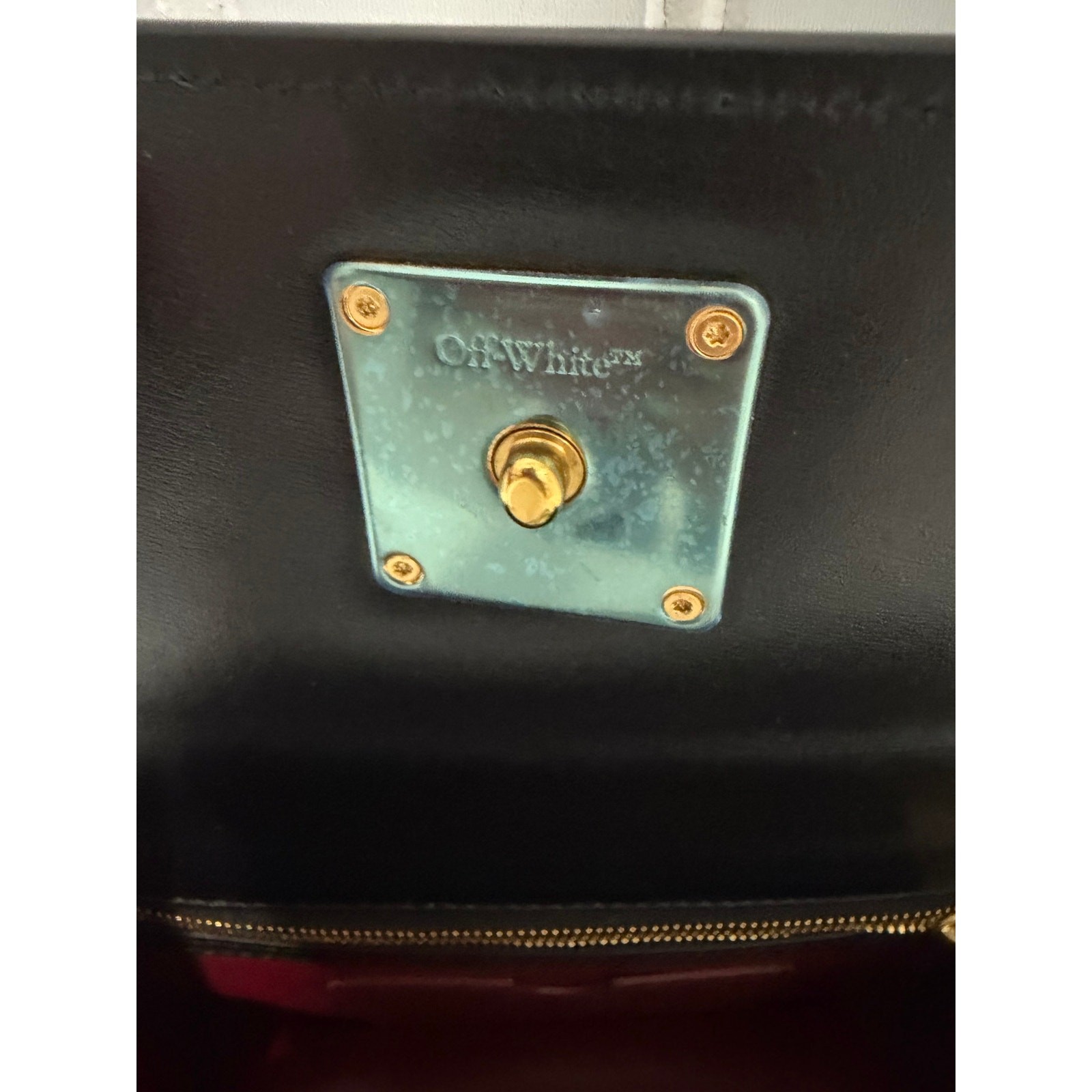 Off-White Jitney 1.4 "Quote" Top Handle Bag. — image 7
