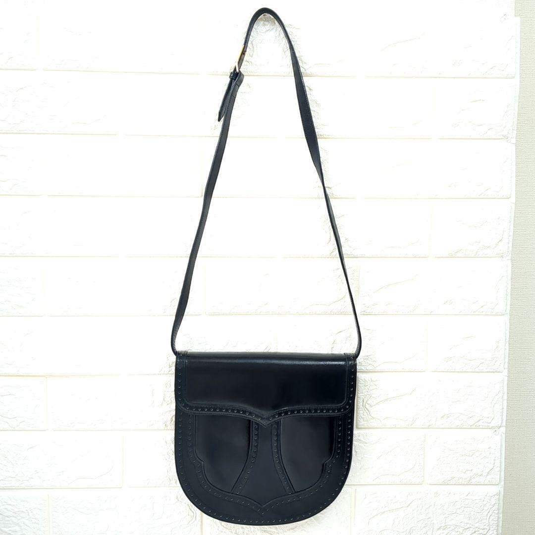 Borsa a tracolla Yves Saint Laurent pelle nera usata ottime condizioni originale JPN.