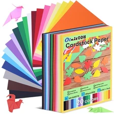 Colored Cardstock Bulk 300 sheets, 8.5” x 11” Cardstock Paper Set, 20 Assorte...