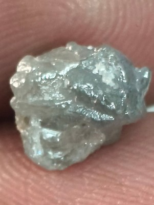 Natural African Rough Diamond Uncut Diamond 2.50 Ct Loose Silver Color Diamond