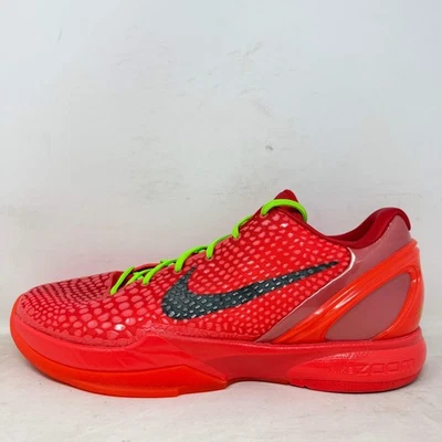 Size 14 Men Nike Kobe 6 Protro Reverse Grinch Pre Owned FV4921-600 - image 1 of 4