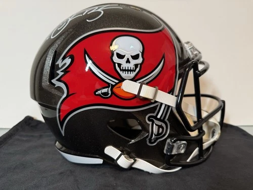 Tampa Bay Buccaneers Derrick Brooks Signed Full Size Replica Helmet JSA COA