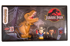 Fisher Price Little People Collector Jurassic Park 2 Figures  1 T-Rex Dinosaur