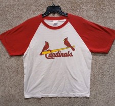 Vintage Albert Pujols 5 St. Louis Cardinals Majestic T Shirt Size 2XL XXL USA