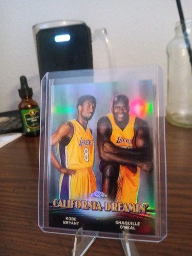 2001 Topps Chrome Refractor California Dreaming Kobe Bryant Shaquille O'Neal