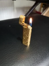 Cartier gold plated cigarette Lighter. Working. RRP £1000
