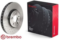 2X Bremsscheibe Brembo 09.A758.1X 2 Bremsscheiben Vorderachse Vorne FüR Audi
