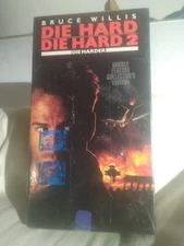 Die Hard 1 & 2 Double Collector's Edition VHS - Factory Sealed w/  Watermarks  