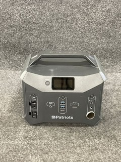 PATRIOT Power Sidekick V3 Portable Solar Generator 299Wh 300W LiFePO4 No Panel