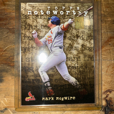 2001 Topps - Noteworthy #TN1 Mark McGwire