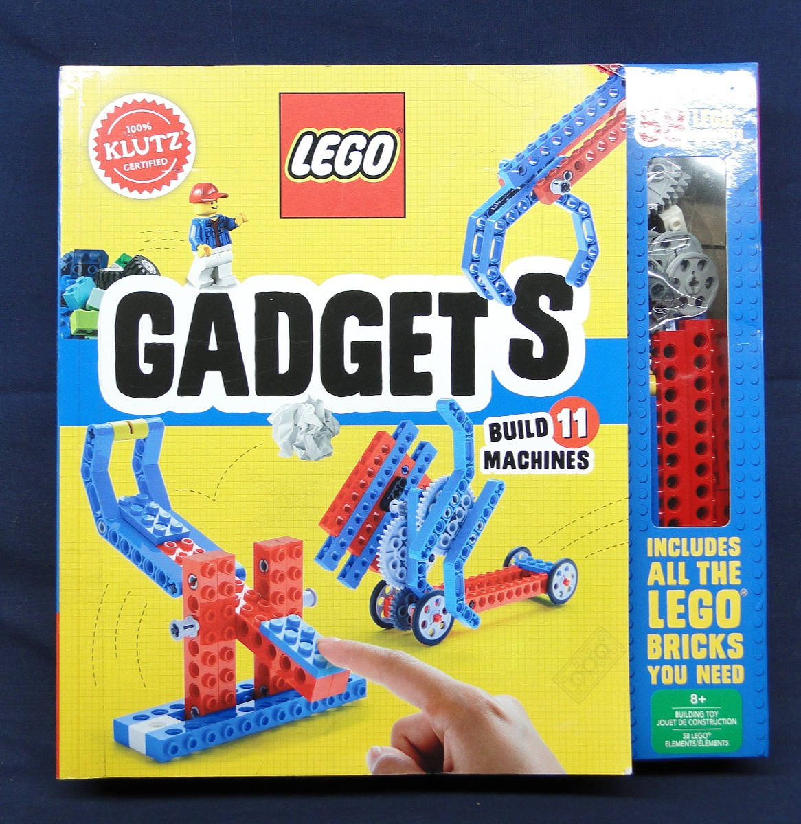 LEGO Gadgets Klutz Build 11 machines Book Lego Elements etc.