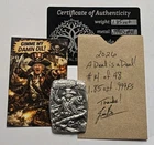 "Gimme My Damn Oil!" Trump Hand Poured 1.85 Troy Oz .999 Silver Poured Bar + COA