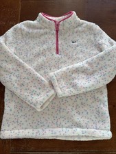 Vineyard Vines Kid's Sherpa Fleece Quarter Zip Jacket - Size Large 14 