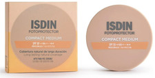 ISDIN Compact Medium - SPF50 10g Protector Solar Maquillaje - Unifica el Tono de Piel