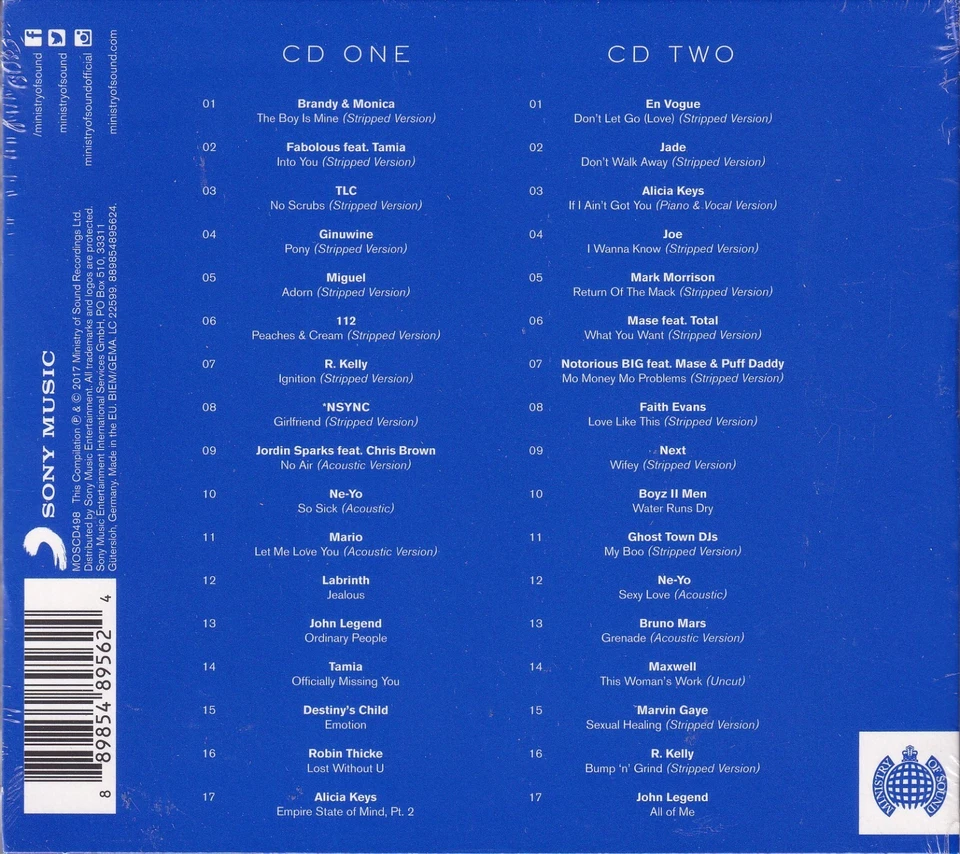 Acoustic R & B 2-CD-Box Stripped Chill Out Relax 34 Songs NEU OVP Sealed #K2028 - Bild 2 von 3