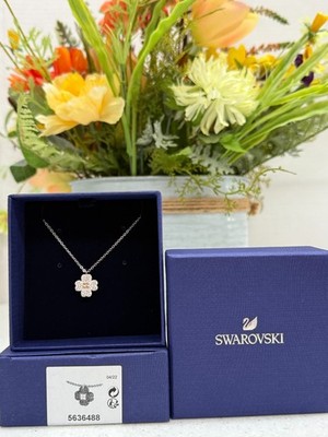 Swarovski Latisha pendant Flower, Pink, Mixed metal finish 5636488 NIB