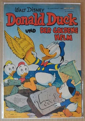 ORIGINAL Micky Maus Sonderheft 18 Donald und der goldene Helm (Ehapa 1951-55) - Bild 1 von 4
