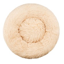 Donut Plush Pet Dog Cat Bed Round Warm Soft Large Dog Sleeping Bed House Cushion