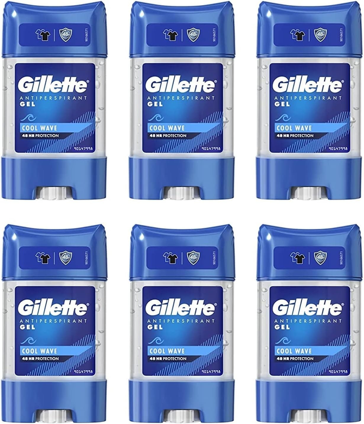 Gillette Deodorant Stick Antiperspirant Cool Wave Men 70ML - Image 5