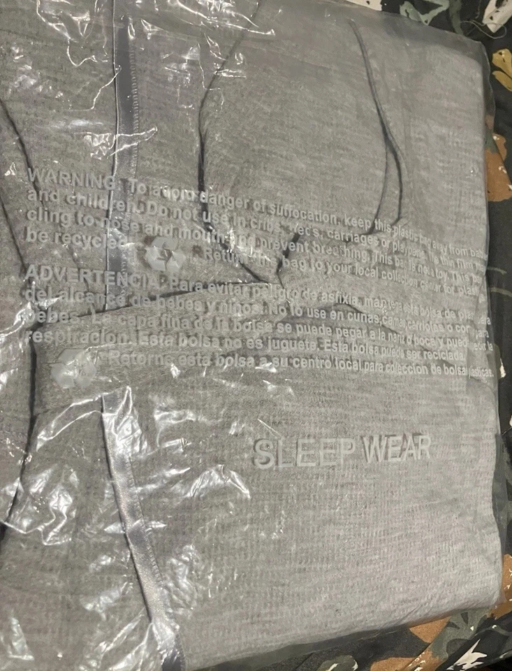 Bata tejida gofre gris claro talla única Jockey para mujer nueva con etiquetas | Ropa de dormir ropa de salón Foto 3 de 3