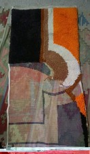 Vintage 1970/80s Readicut Rug Kit Part Complete With Wool And 2 Latch Hooks