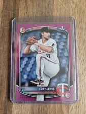 2025 Bowman Corey Lewis /299 1st Bowman Paper Prospects Fuschia Border #BP-128