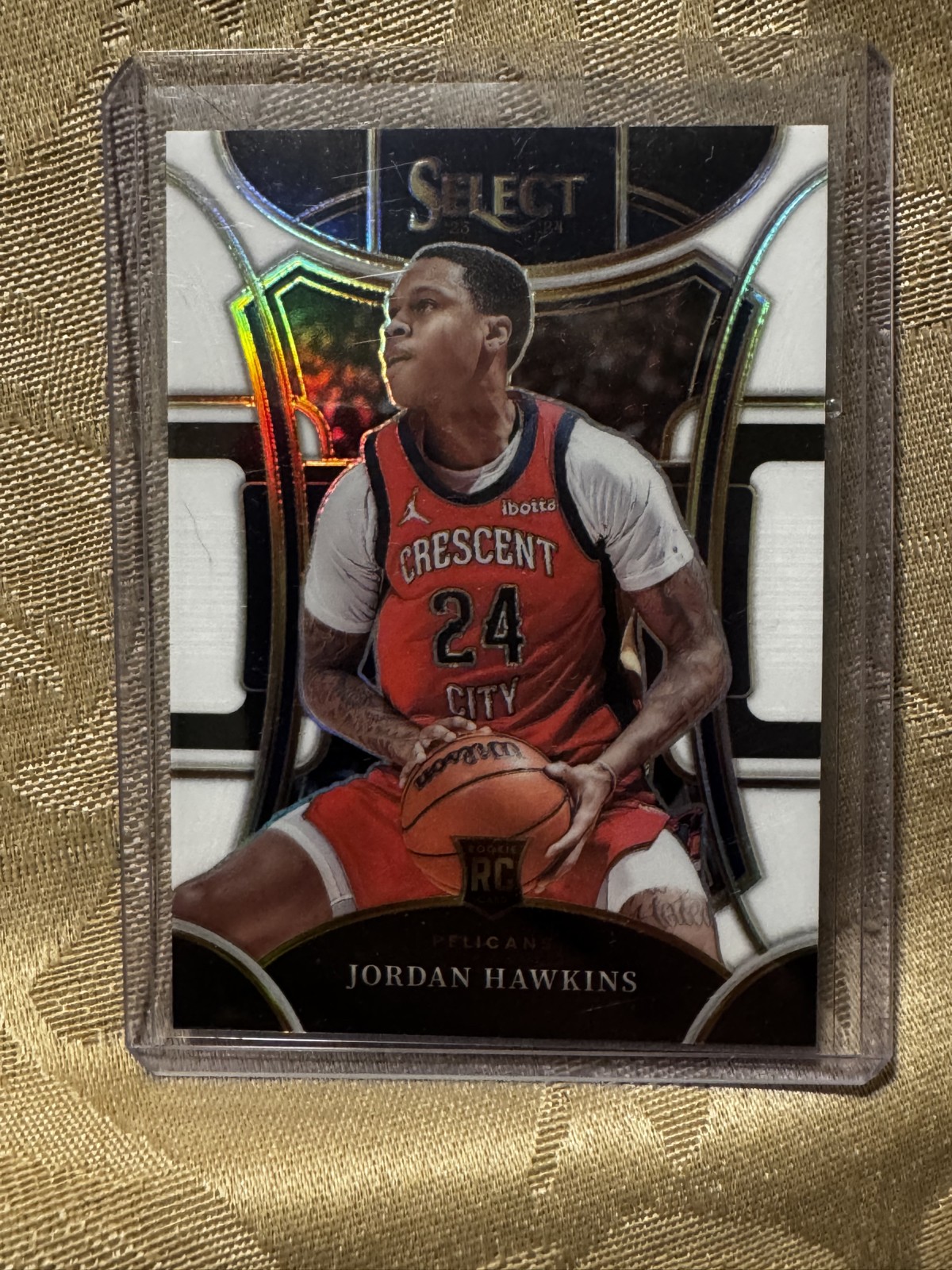2023-24 Panini Select - Mezzanine Level Jordan Hawkins #334 White Prizm /149 RC
