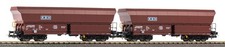 PIKO H0 28339 Lot De 2 Wagons Trémies Falns RBH VI Neuf