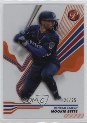 2024 Topps Pristine All-Star Game Orange Refractor 20/25 Mookie Betts #258 gp1
