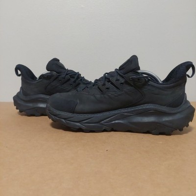 Hoka One One Womens Kaha 2 Low GTX Hiking  Black Dark  Size10.5B NO INSOLES