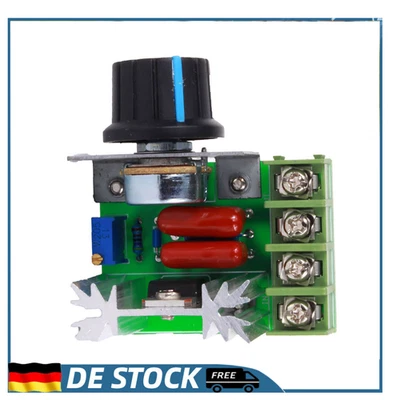 2000W AC Motordrehzahlregler 50-220V 25A Motorspannungsregler Werkzeug MER - Bild 1 von 4
