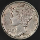 1939 S MERCURY DIME | FRESH FROM ORIGINAL COLLECTION | LOT CC-704