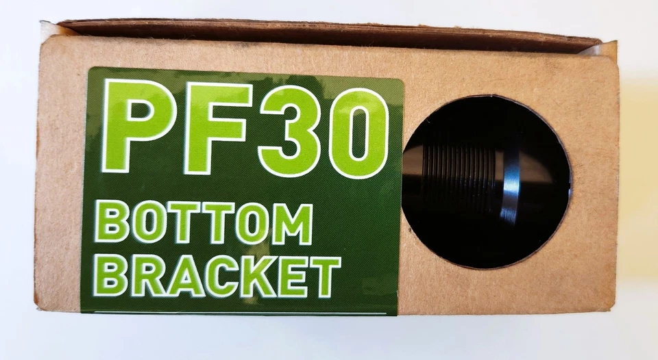 NUEVO Soporte inferior de bicicleta roscado negro Ruedas Mfg PF30-THD-BB ABEC3 Foto 3 de 4