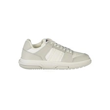 Image of Tommy Hilfiger White Leather Women Sneaker