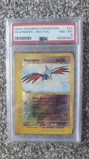 Pokemon Karte 2002 Expedition Skarmory Reverse Foil/ Holo #27 Graded PSA 8